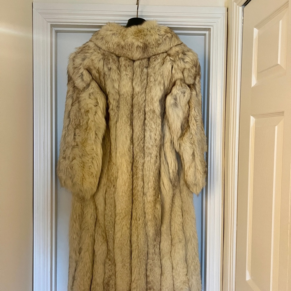 Saga Fox Fur Full Length Coat - Picture 5 of 13